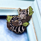 Clouded Leopard Enamel Pin