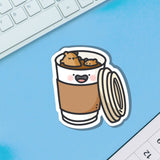 Cute Coffee Bears Vinyl Sticker