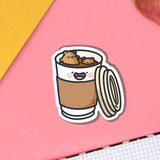 Cute Coffee Bears Vinyl Sticker