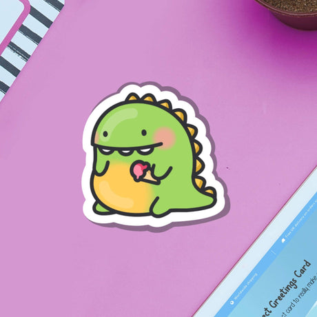 Cute Dinosaur Vinyl Sticker