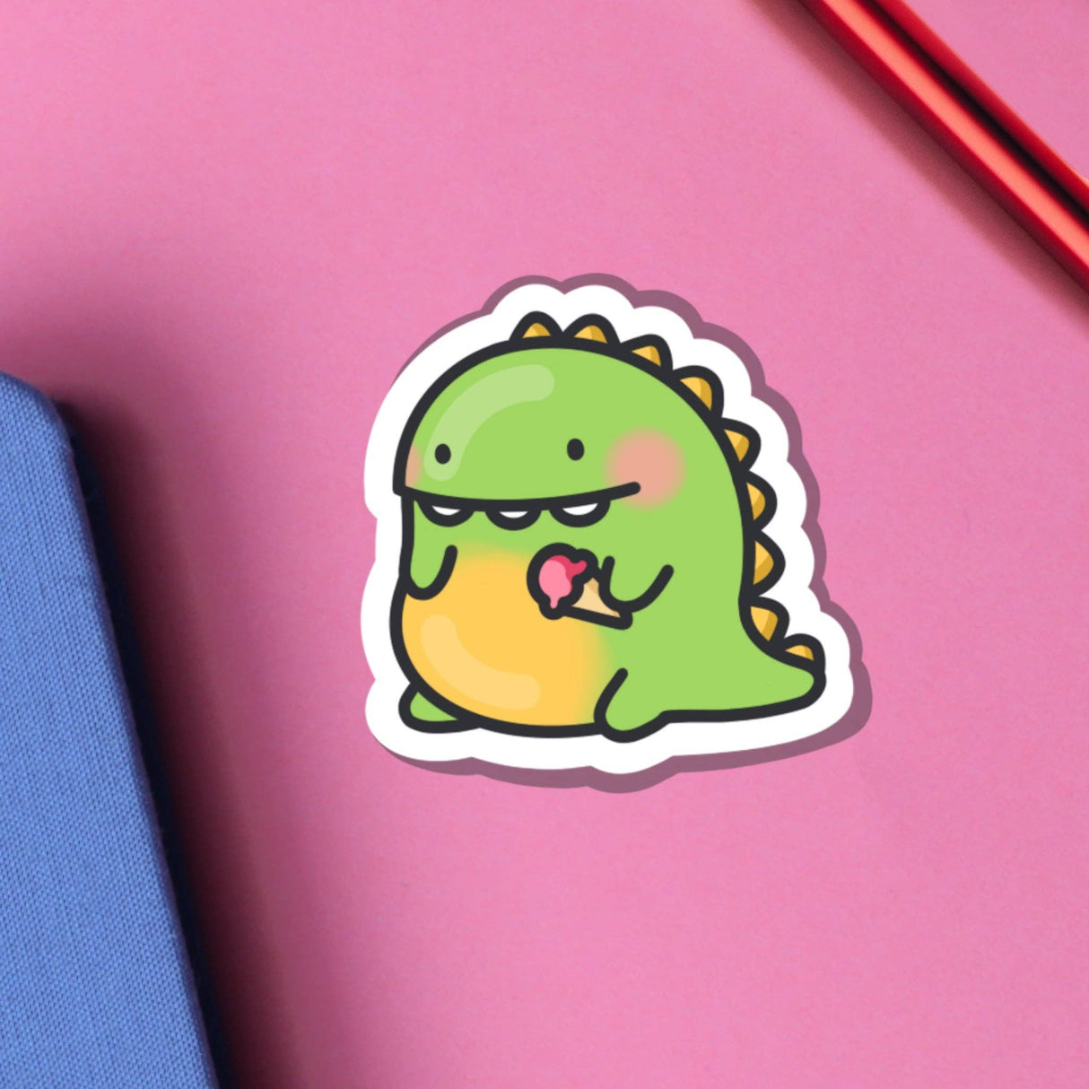 Cute Dinosaur Vinyl Sticker