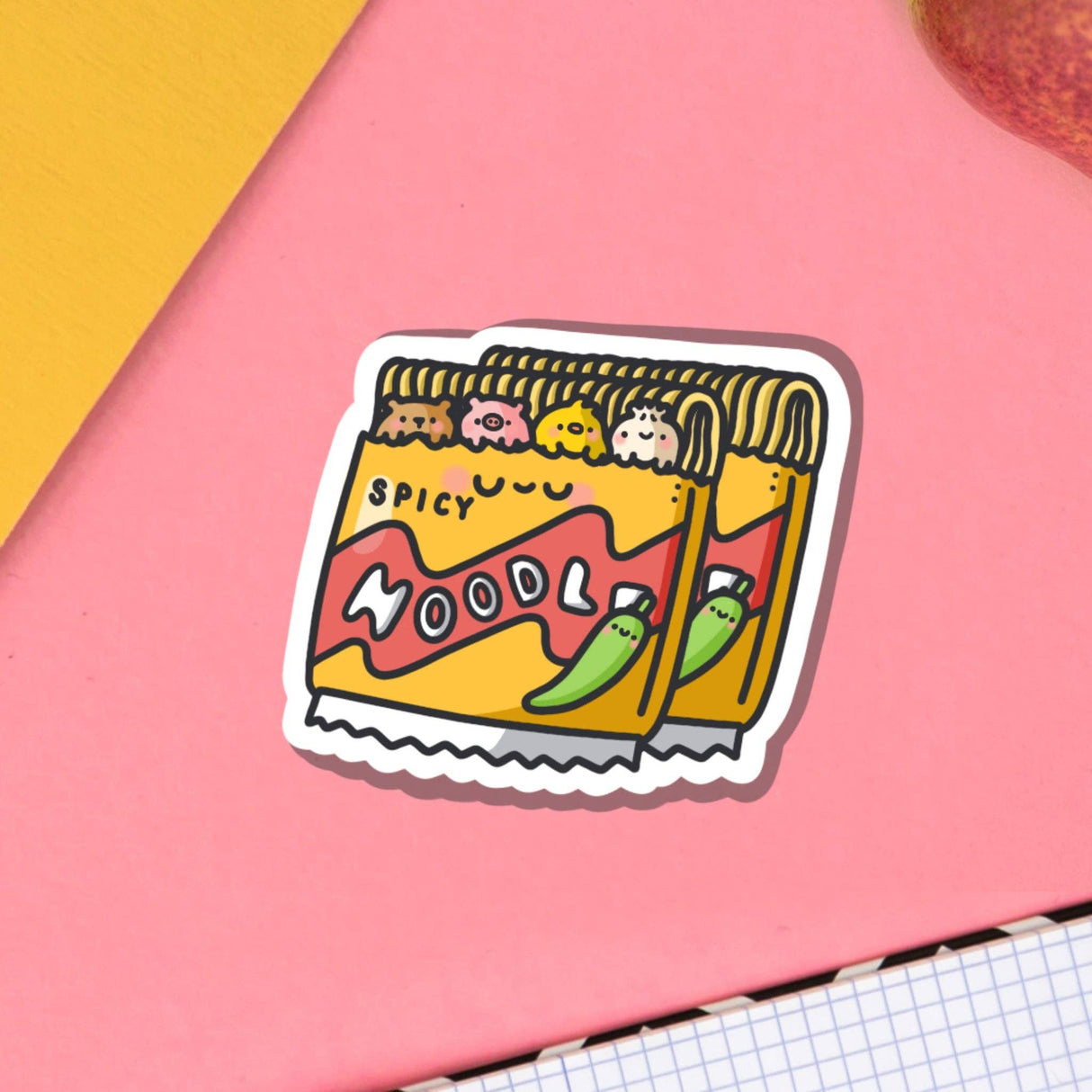 Cute Packet of Ramen Vinyl Sticker