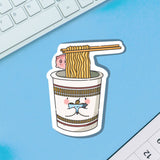 Cute Ramen Noodles Vinyl Sticker