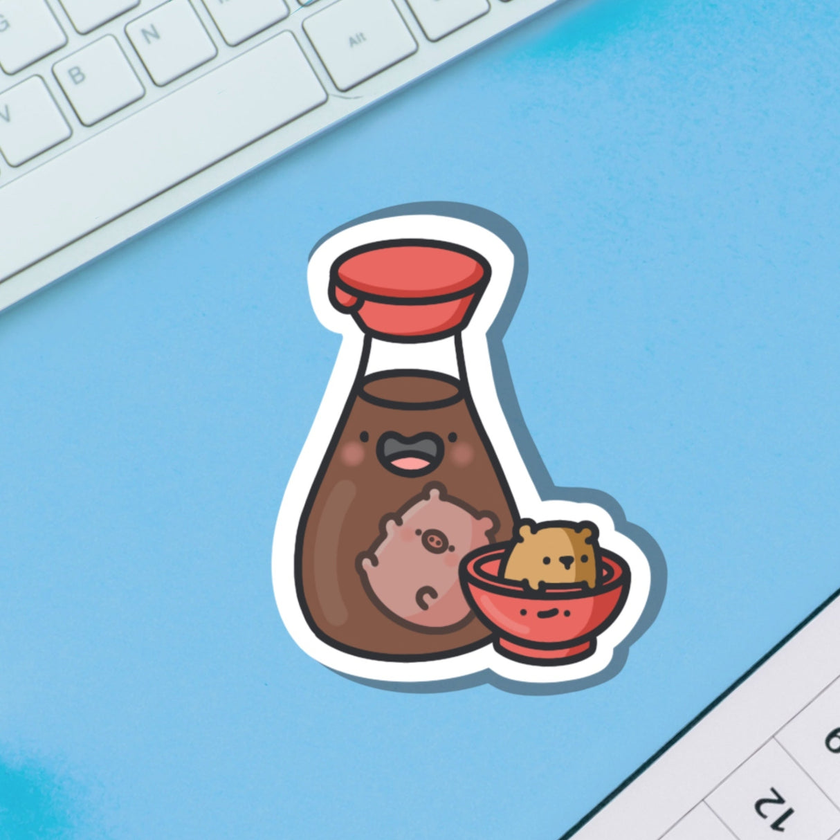 Cute Soy sauce Vinyl Sticker