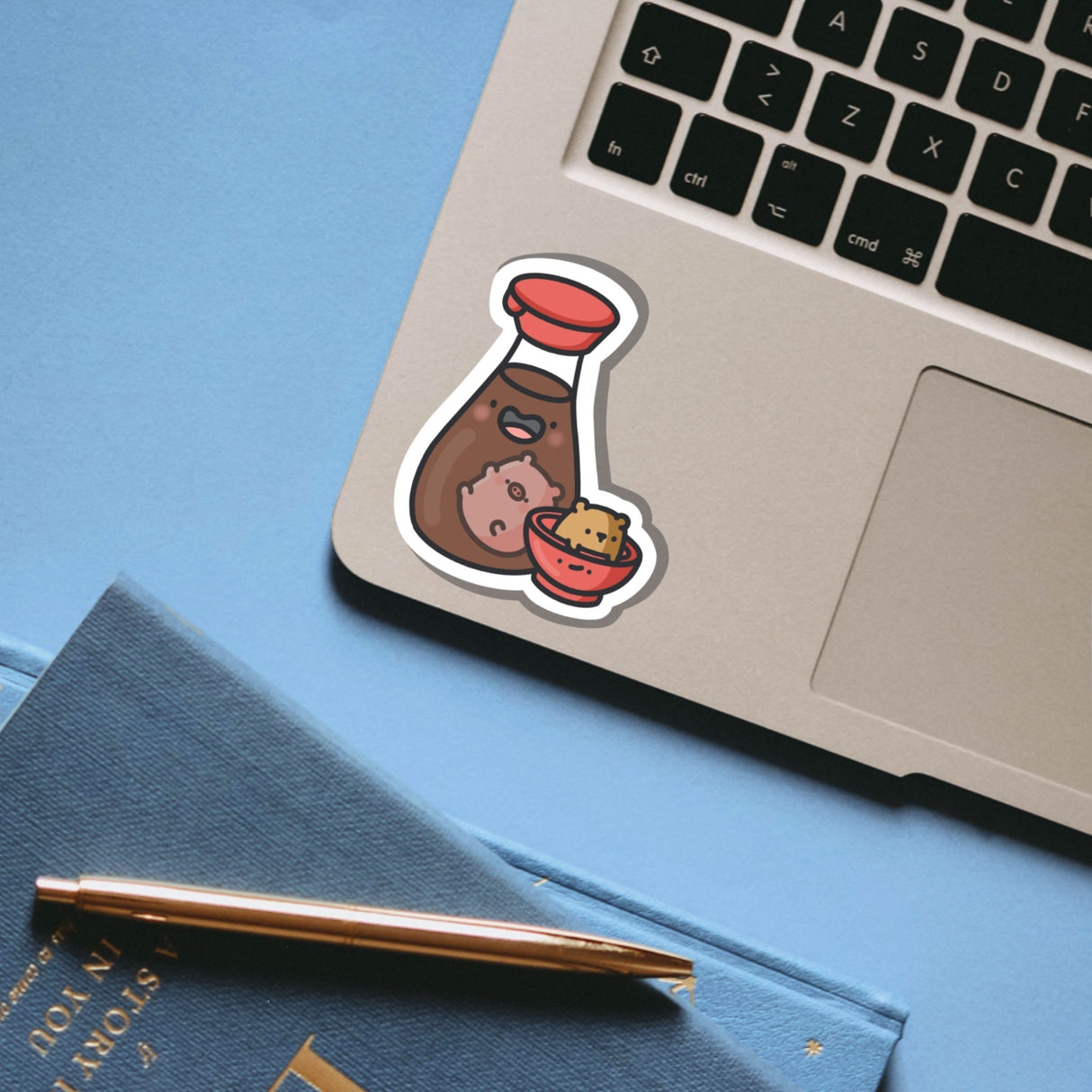 Cute Soy sauce Vinyl Sticker