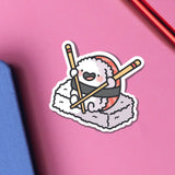 Cute Sushi Chopsticks Vinyl Sticker