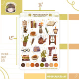 Cute Cozy Planner Stickers PaperaicaShop