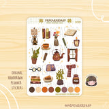 Cute Cozy Planner Stickers PaperaicaShop