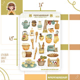 Cute Kitchen Stickers PaperaicaShop