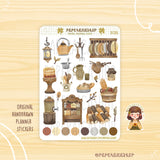 Cute Village Stickers PaperaicaShop