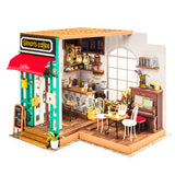 Simon's Coffee Shop DIY Miniature Dollhouse Kit