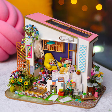 Lily's Porch DIY Miniature Dollhouse Kit