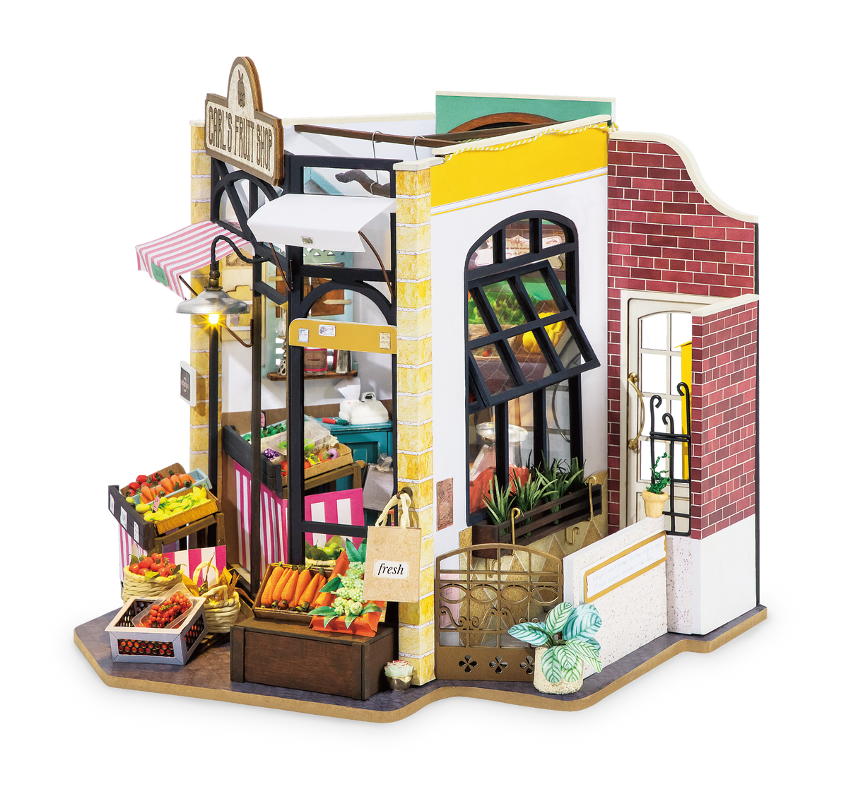 Fruit Shop DIY Miniature Dollhouse Kit