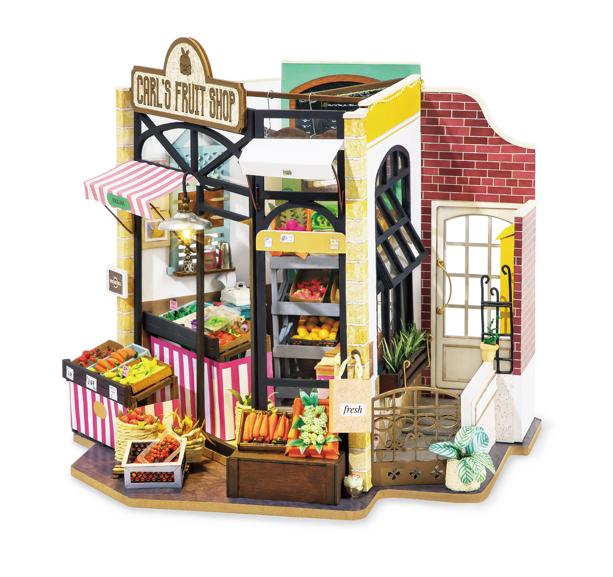 Fruit Shop DIY Miniature Dollhouse Kit