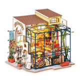 Flower Shop DIY Miniature Dollhouse Kit