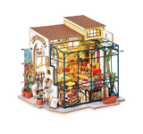 Flower Shop DIY Miniature Dollhouse Kit