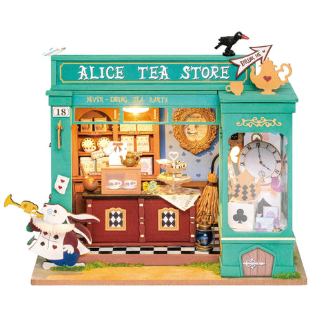 Alice's Tea Store Miniature Dollhouse Kit