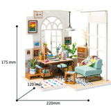 Soho Time DIY Miniature Dollhouse Kit