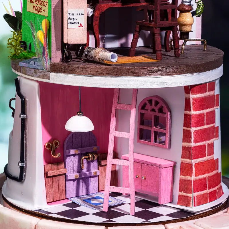 Secluded Neighbor DIY Miniature Dollhouse Kit