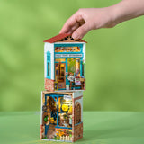 DIY Miniature House Kit Free Time Bookshop