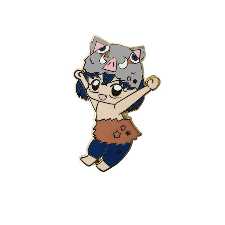 Inosuke enamel store pin