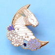 Dragon Enamel Pin Glitter Punk