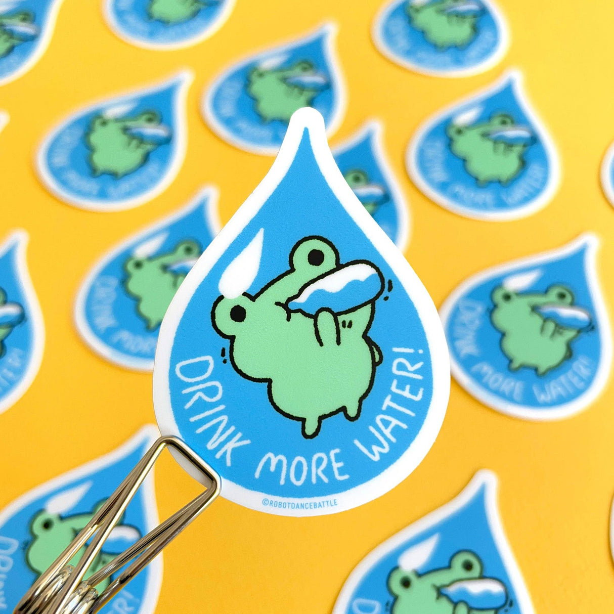 Drink More Water Vinyl Sticker