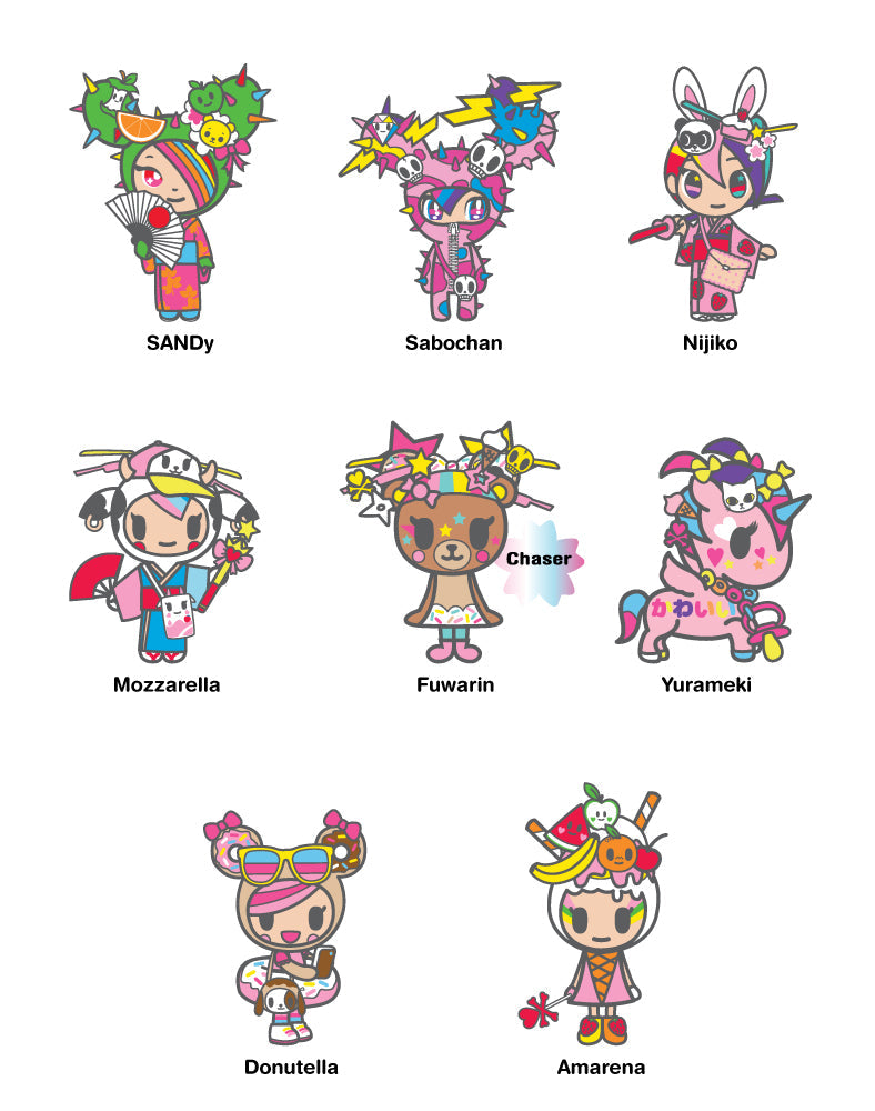 Kawaii All Stars Enamel Pin Blind Box Tokidoki