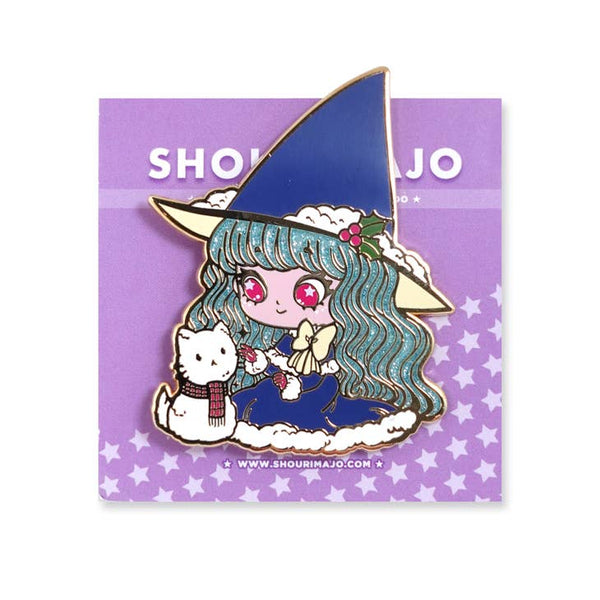 Winter Witch Enamel Pin