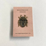 Beetle Enamel Pin Badge