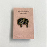 Elephant Enamel Pin Badge