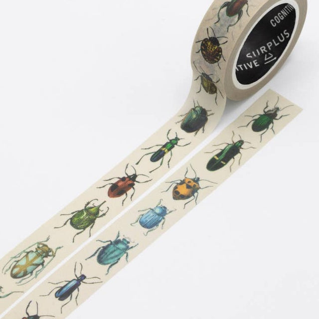 Entomology Beetles Washi Tape