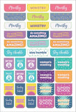 Essentials Bible Weekly Planner Stickers