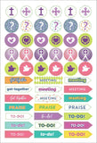 Essentials Bible Weekly Planner Stickers