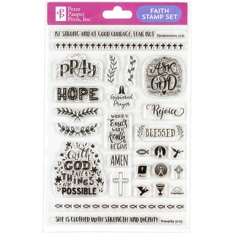 Faith Clear Stamp Set