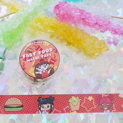 Fast Food Kawaii Washi Tape