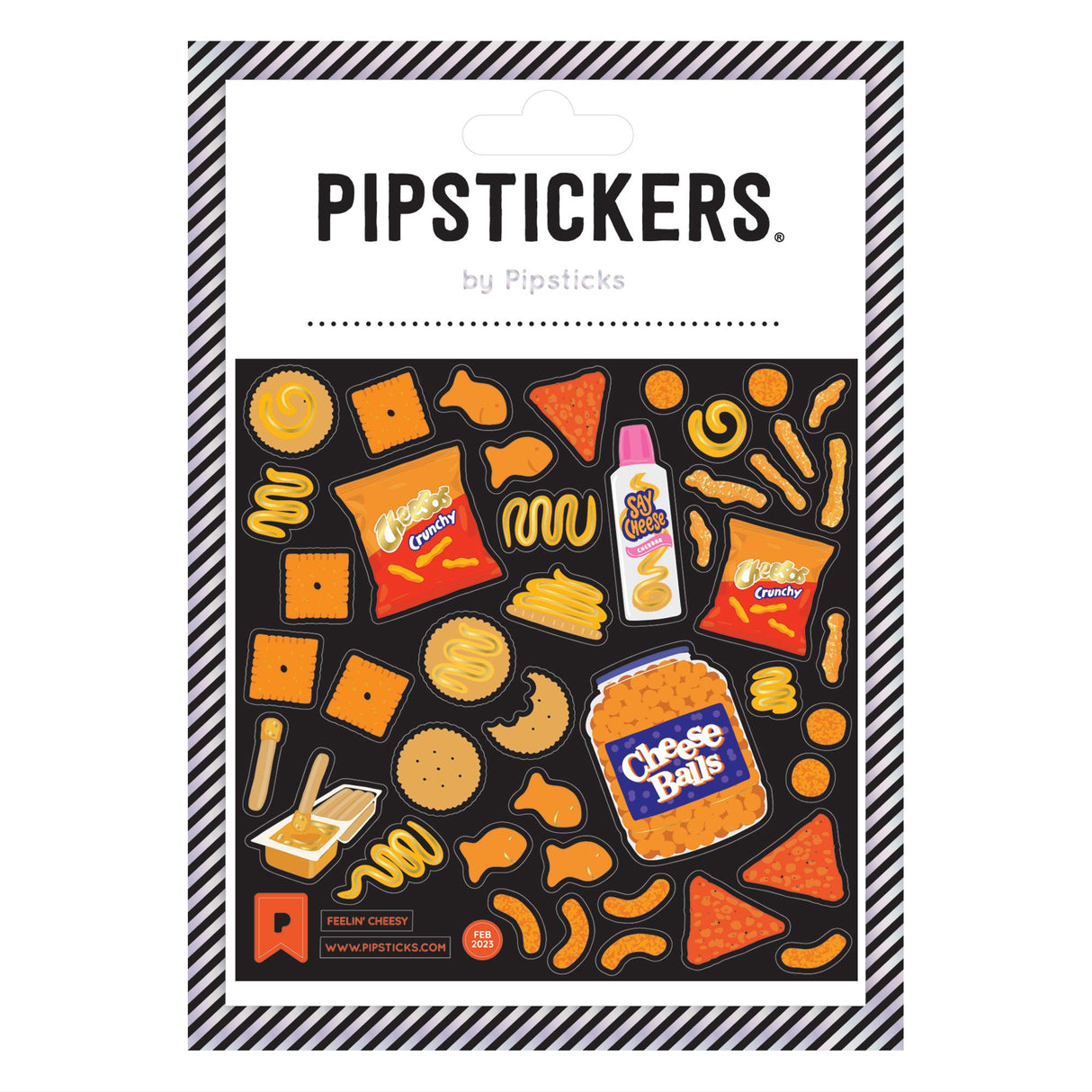 Pipsticks Feelin' Cheesy Sticker