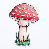 Fly Agaric Mushroom Vinyl Sticker