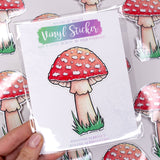 Fly Agaric Mushroom Vinyl Sticker