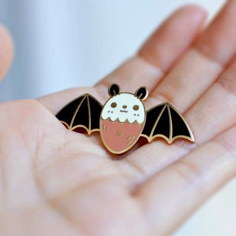 Flying Fox Fruit Bat Enamel Pin