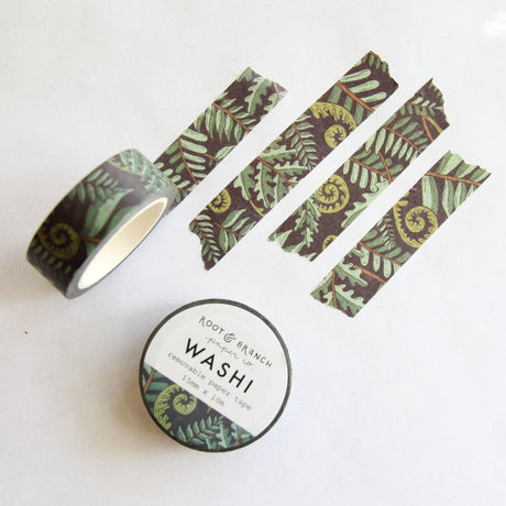 Forest Fern Washi Tape