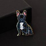 Pin esmaltado de bulldog francés