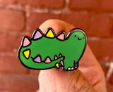 Stegosaurus Enamel Pin Glitter