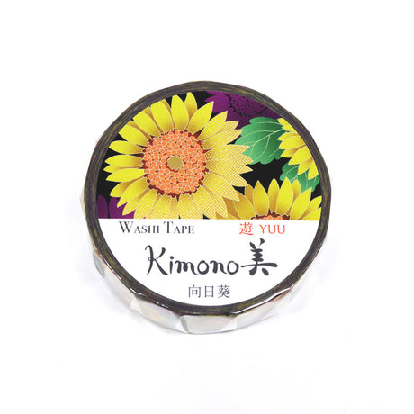 Sunflower Kimono Washi Tape