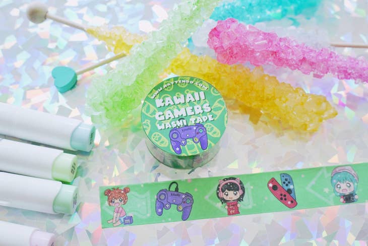 Cinta washi kawaii para juegos