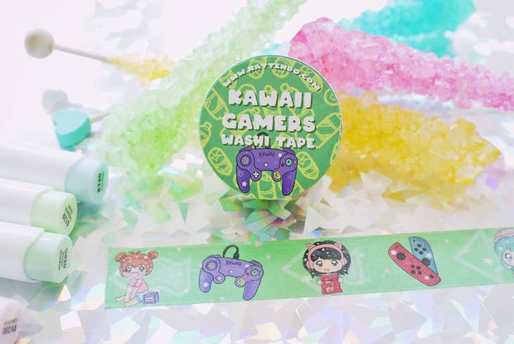 Cinta washi kawaii para juegos