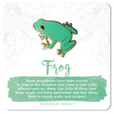 Garden Frog Enamel Pin