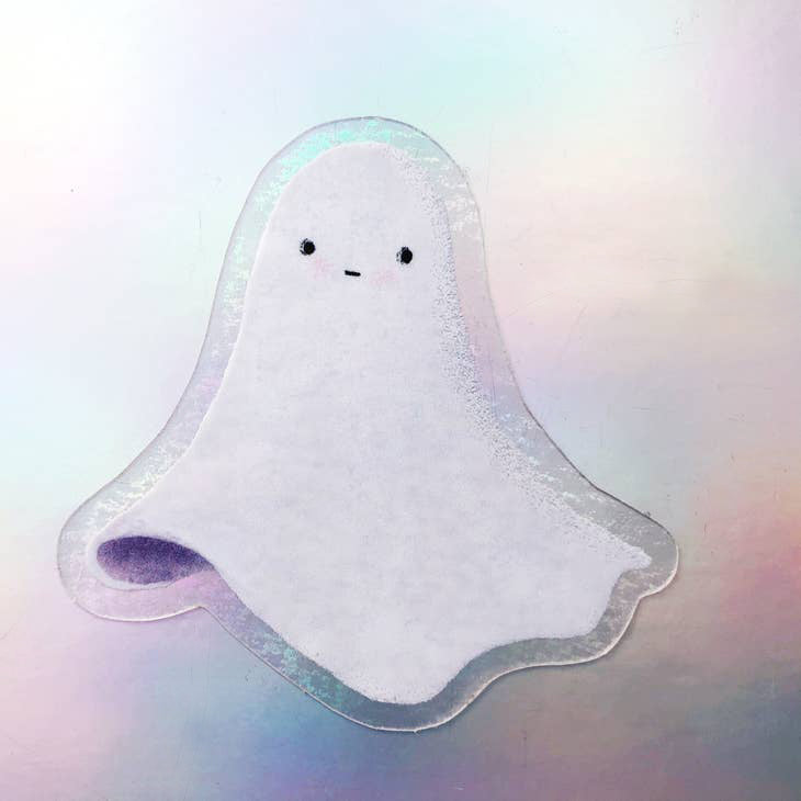 Ghostie Clear Mini Sticker