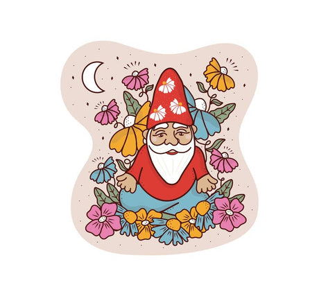 Gnarly Gnome Vinyl Sticker