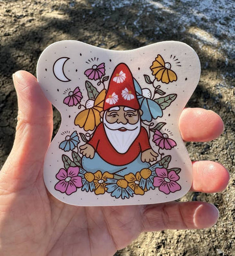 Gnarly Gnome Vinyl Sticker